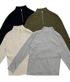 Id cut half zip-up muscle tee