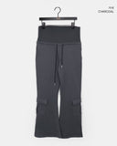 Lemo Brushed Cargo Bootcut Fold Pants