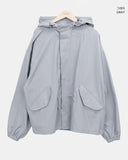 Rogen Hooded String Two-Way Field Jacket