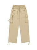 Benon Washed Buckle Cargo Pants