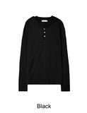 Charis Henley Neck Hooded Knit