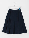 Velky corduroy banding midi skirt