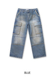Mud Dekki Denim Cargo Pants