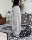 Poen Stripe Curved Pants