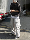 String Balloon & Jogger Cargo Pants