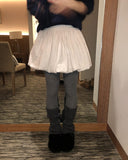 Lian Pumpkin Balloon Short Skirt