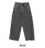 Radiel Snap Wide Denim Pants