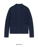 TWO TONE ZIP UP CARDIGAN