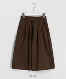 [unisex] Rello Pintuck Banding Bermuda Pants