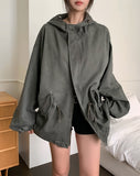Pint Washed Short Hooded Field Jacket