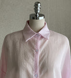 Lentive See-Through Striped Shirt