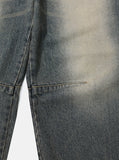 Akiji cut wide denim pants