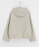 Behi Check Color Matching Hood Windbreaker
