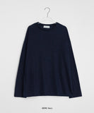 [unisex] Topbert Color Linen Over Long Sleeve Tee - Linen 60