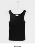 Kiku Basic Ribbed Sleeveless