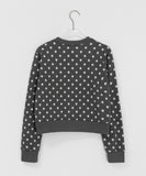 Delinelle Dot Round Cardigan