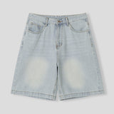 Sia Dyeing Washing Bermuda Denim Pants