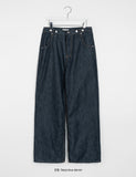 Lucyu Bijo Raw Wide Denim Pants