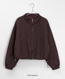 Lirine High Neck Crop Wind Jumper