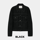 Brook Suede Trucker Jacket