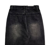 Lewis black blue washed wide pants