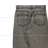 Const Bring Damaged Wide Denim