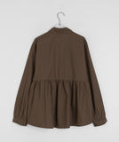 Nellicky Pintuck Round Collar Blouse