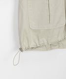 Tsura String Pocket Collar Jumper