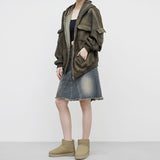 Healy midi jean skirt