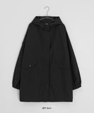 Reget Hood Long Bomber Jacket