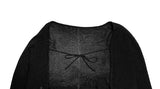 [A/M] Ringring Strap Bolero Cardigan