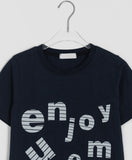 Calt Lettering Crop Short Sleeve Tee