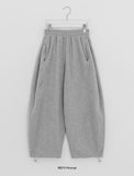 [Unisex] Sitb Fleece Brushed Banding Balloon Wide Pants