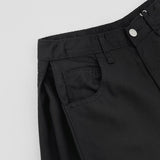 Summer Tencel Cooling Hem Snap Tick Long Wide Cotton Pants