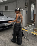 Rio camo damage back pocket balloon pants