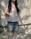 Kino Washing Denim Mini Skirt