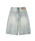 Patton Cut Bermuda Denim Pants