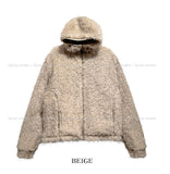 Loro High Neck Fur Hood Jumper