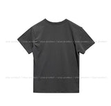 London Silver Print Semi-Crop Short Sleeve