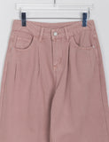 Colton Pintuck Cotton Wide Pants