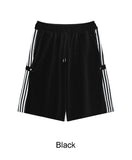 Loupe Button Track Bermuda Pants