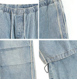 Menver Track Banding Denim Pants