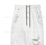 Vintage Damage White Wide Pants