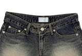 Dean Vintage Washing Denim Low Shorts
