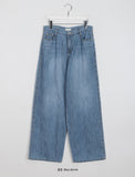 Teruki summer washed wide denim pants