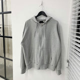 Camo brushed hood zip-up