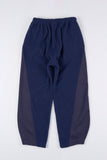 Two-tone panel fleece jogger pants