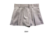 Romi Stripe Pleated Miniskirt