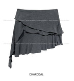 Festry unbalanced skirt