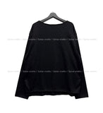 Rough See-through Layered Knit